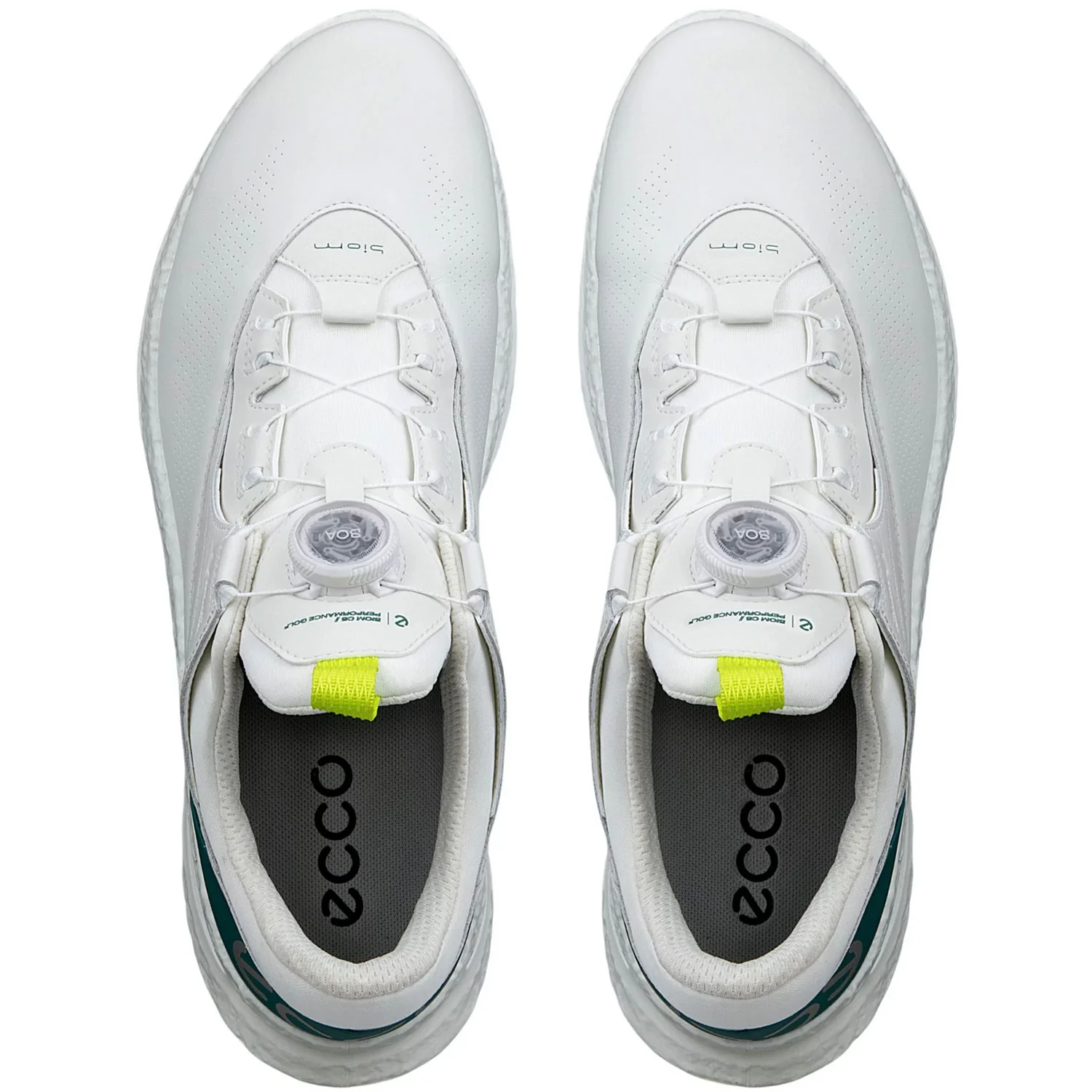 Ecco Biom C5 BOA Golf Shoes White/Bay Green - Image 6