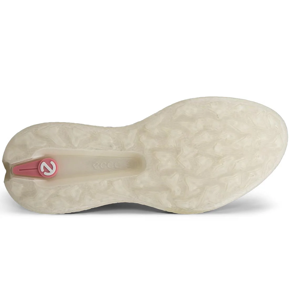 Ecco Women's Biom H5 Leather Golf Shoes Beige/White - Image 4
