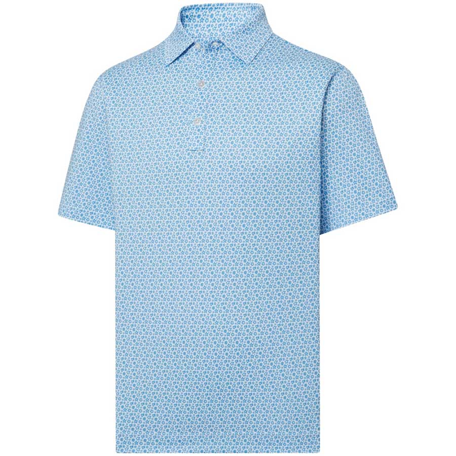 FootJoy Allover Floral Lisle Polo - Image 5
