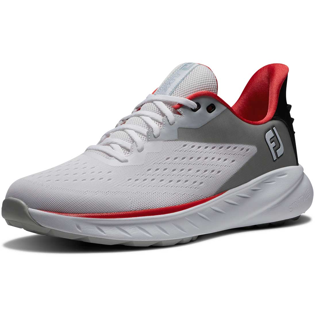 FootJoy FJ Flex XP Golf Shoes White/Red - Image 6