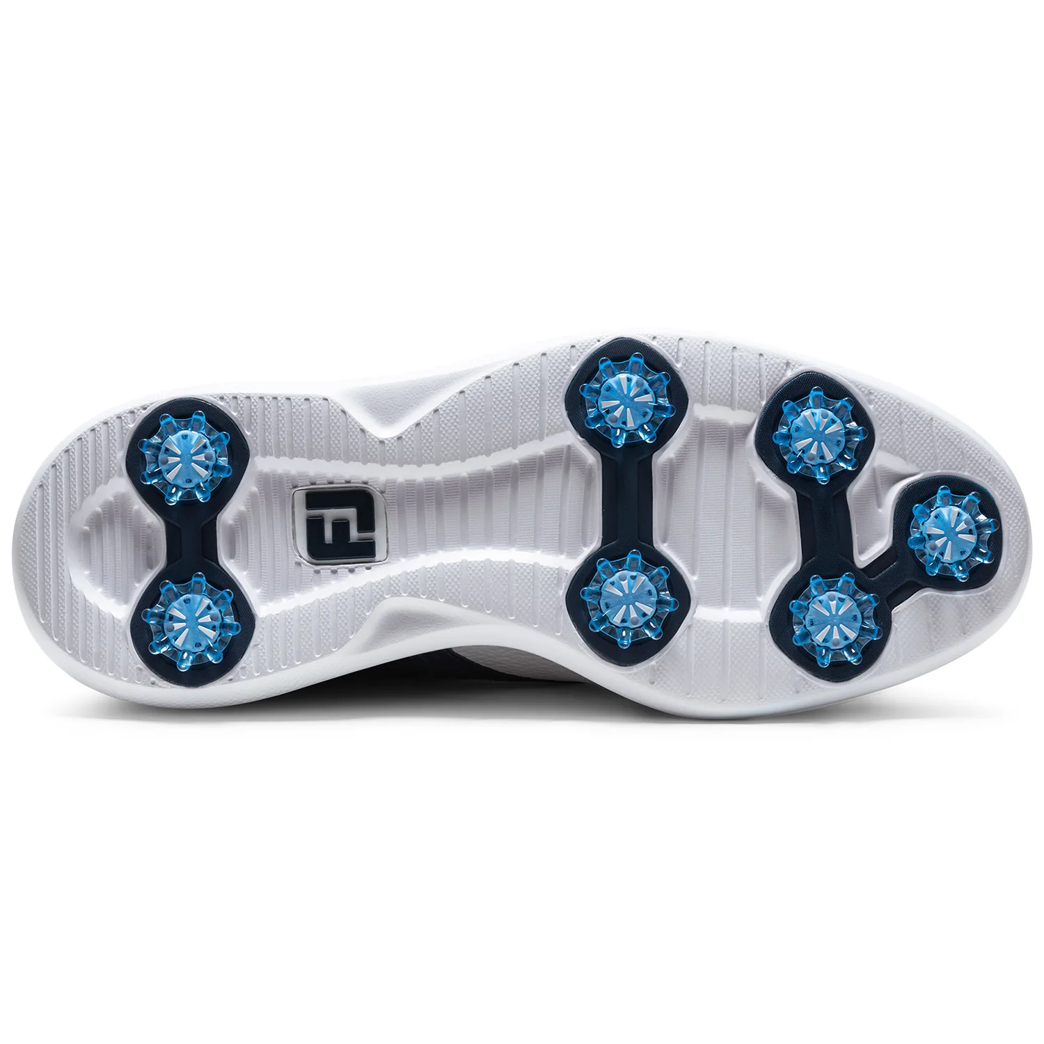 FootJoy FJ Traditions Saddle Golf Shoes White/Peacoat/Marine - Image 2