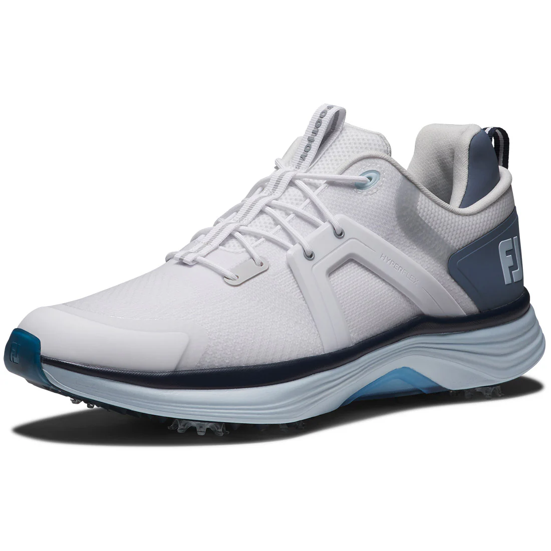 FootJoy HyperFlex Golf Shoes White/Blue - Image 2