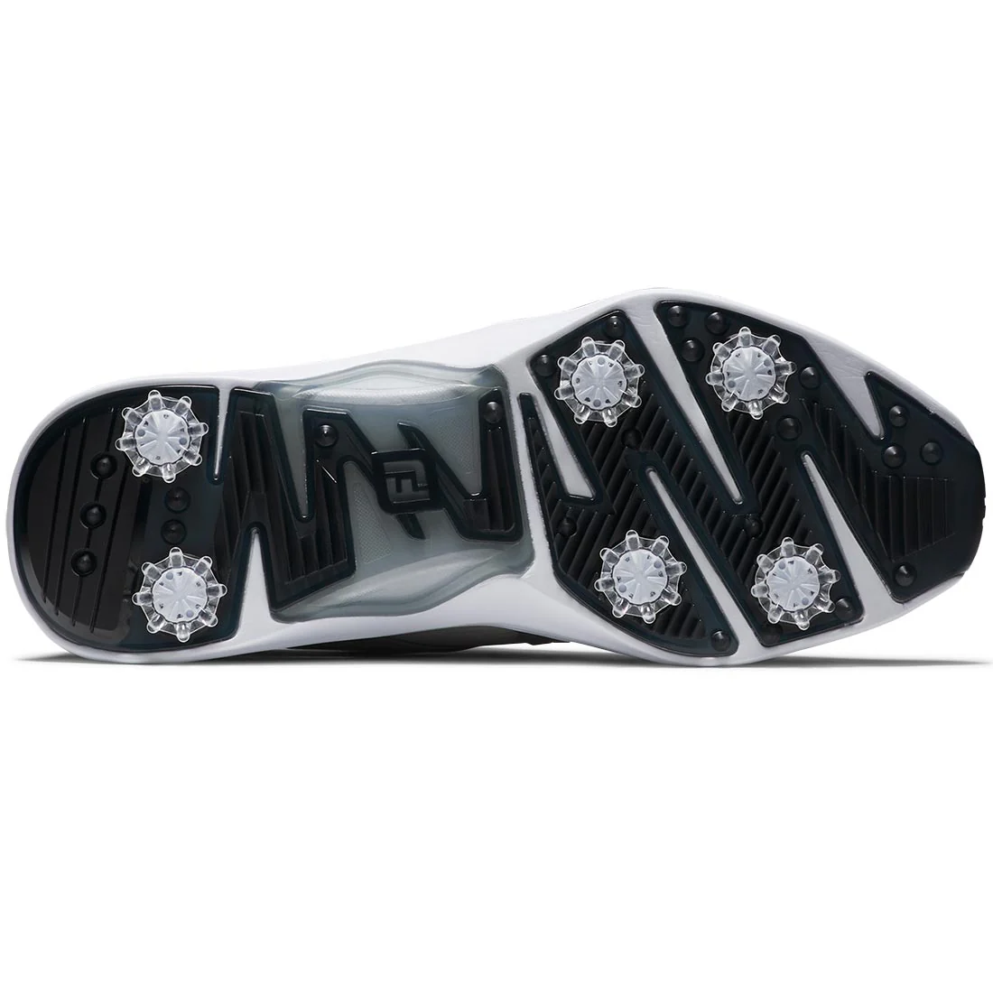 FootJoy HyperFlex Golf Shoes White/Grey/Charcoal - Image 6