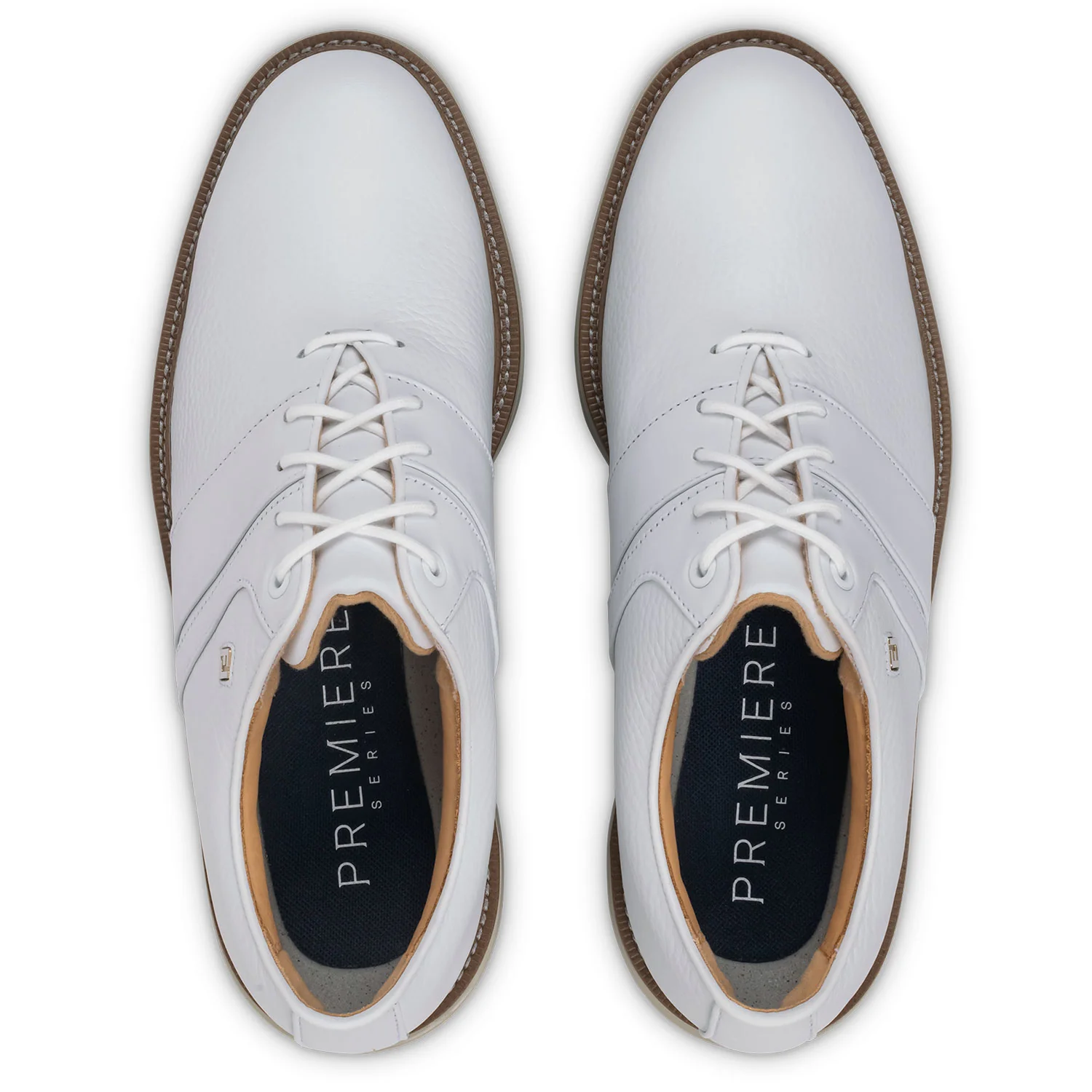 FootJoy Premiere Series Packard Golf Shoes White/White - Image 7