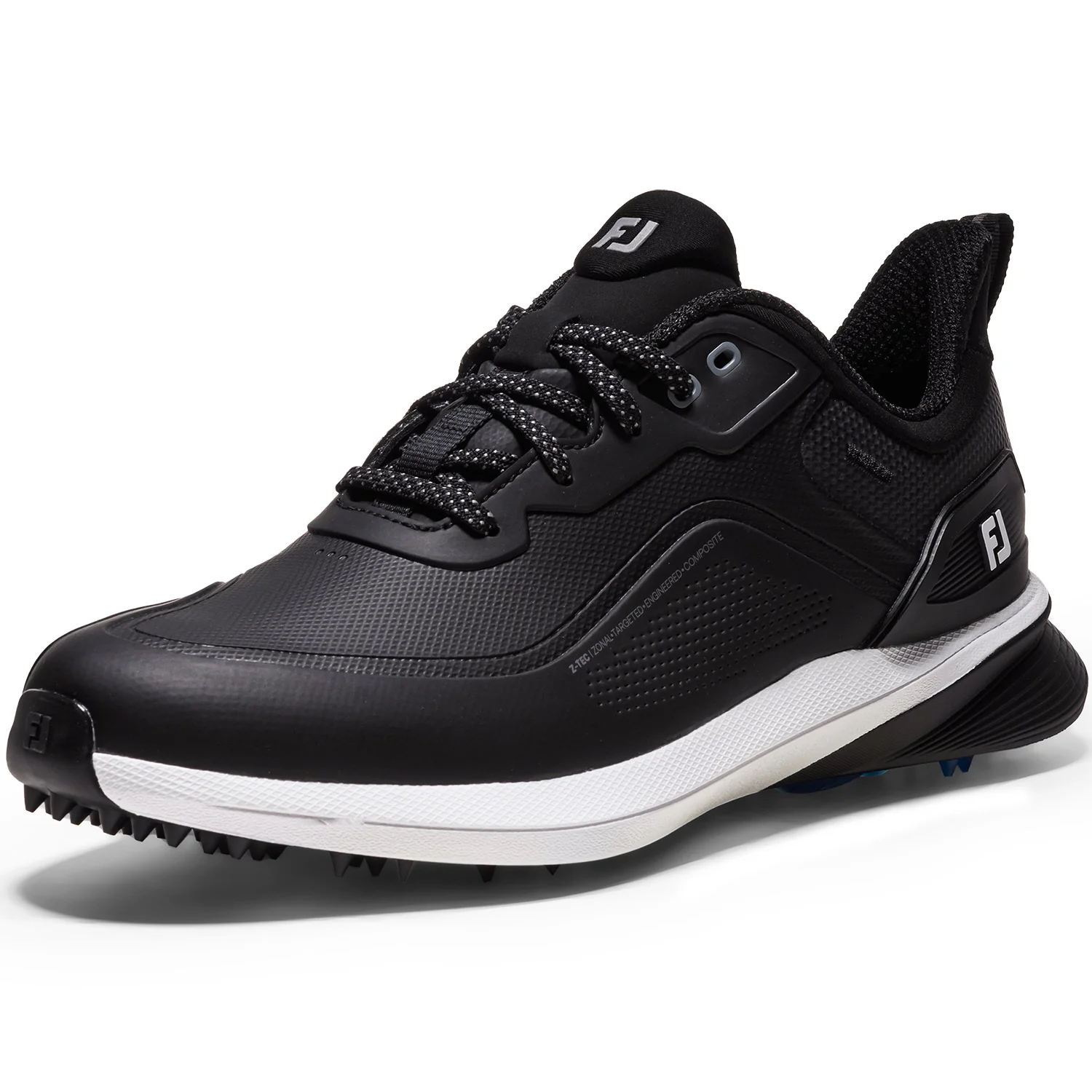 FootJoy Pro/SL Golf Shoes Jet Black/Cobalt/White - Image 3