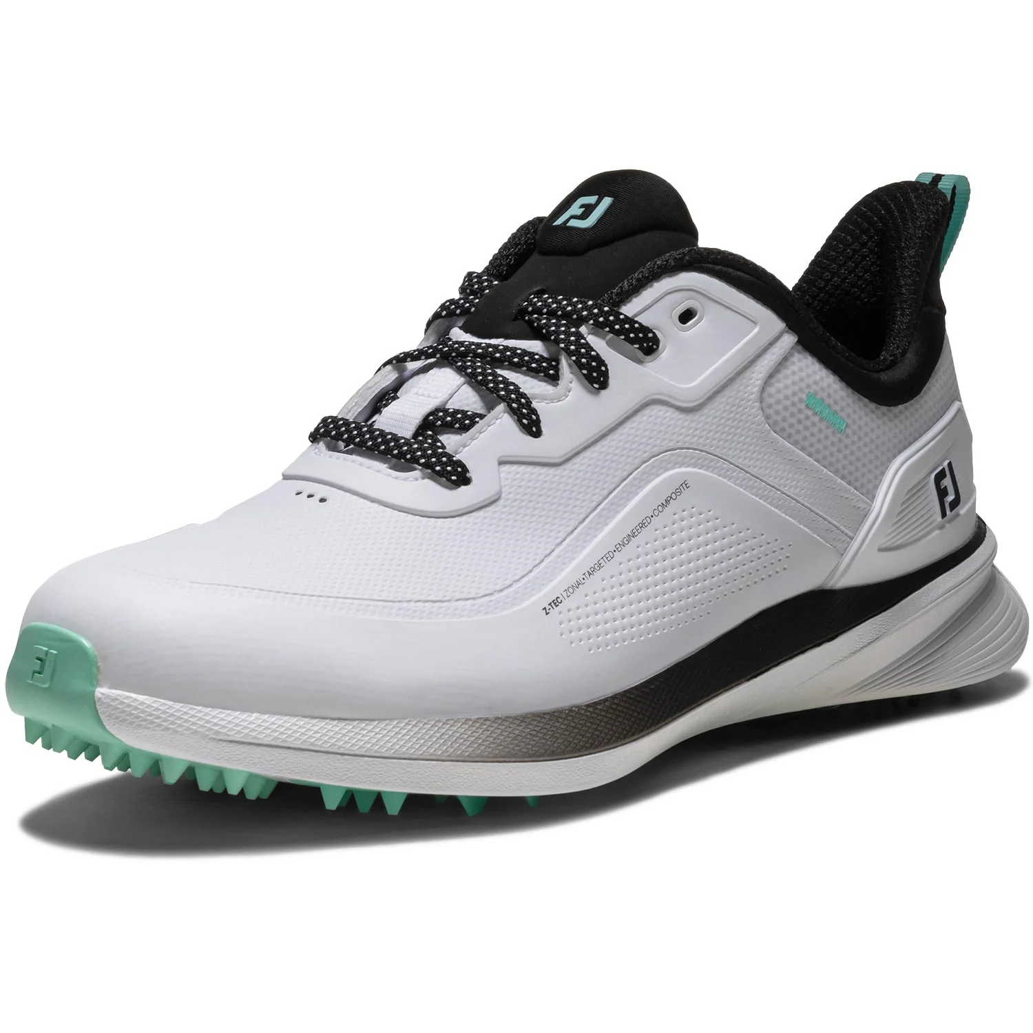 FootJoy Pro/SL Golf Shoes White/Sea Glass/Black - Image 3