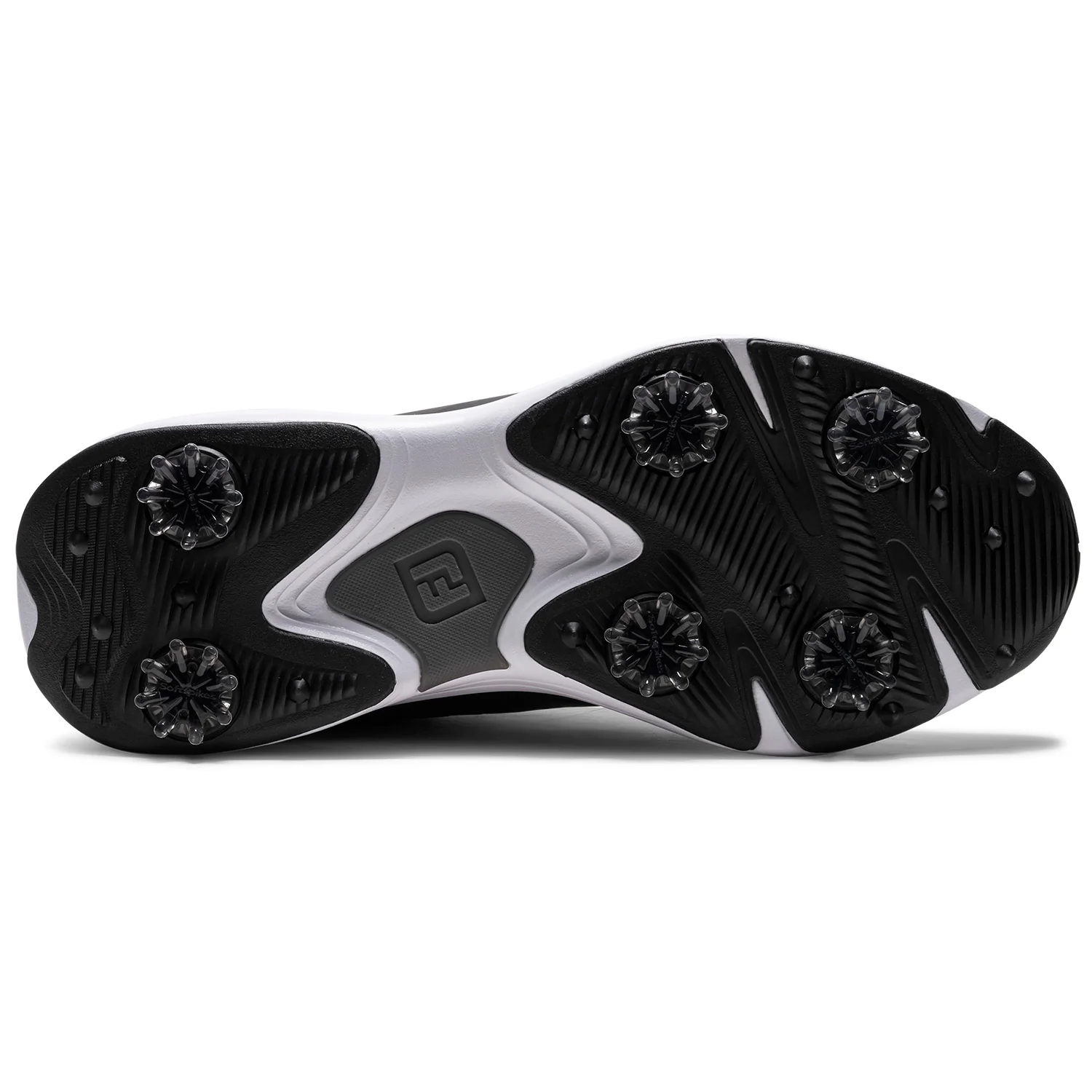 FootJoy Qualifier Golf Shoes Black/White/Steel Grey - Image 2