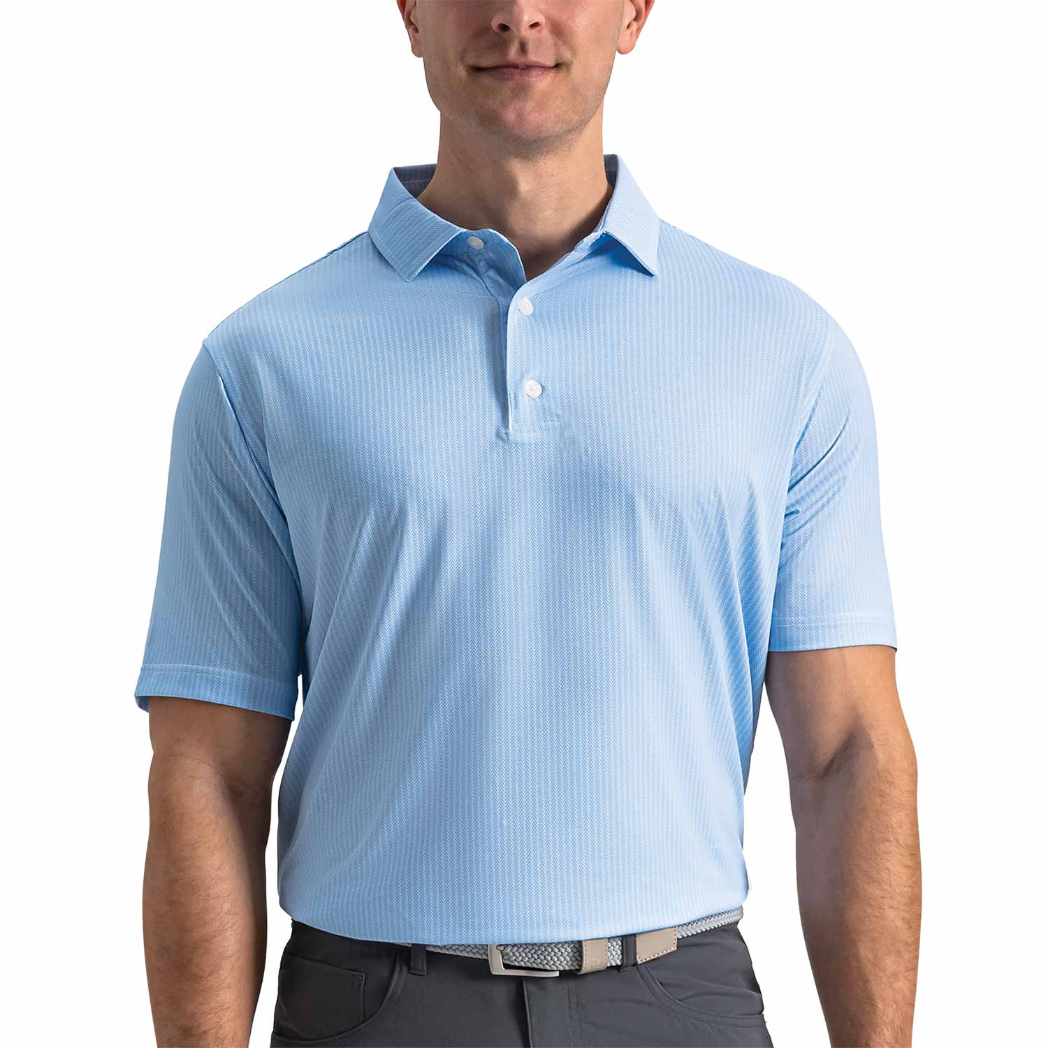 FootJoy Tee Time Lisle Golf Polo - Image 3