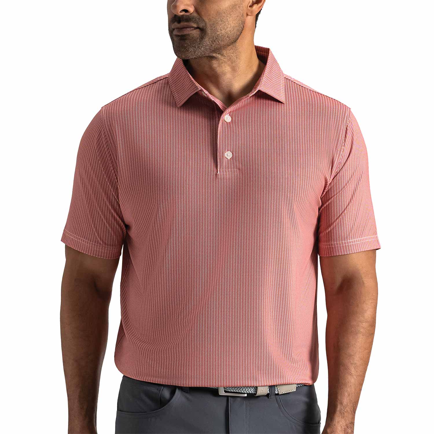 FootJoy Tee Time Lisle Golf Polo - Image 5