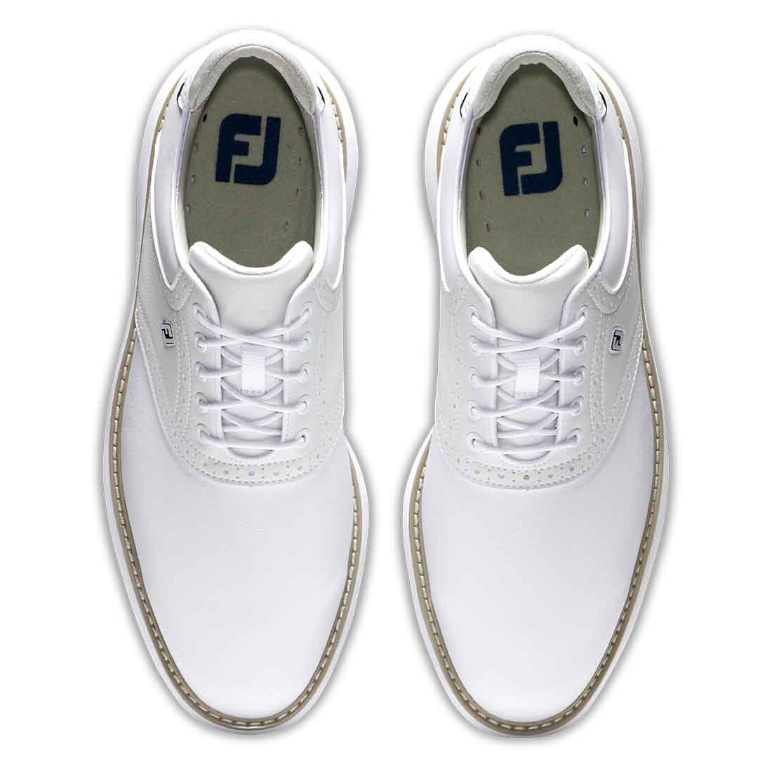 FootJoy Traditions Saddle Golf Shoes White - Image 6