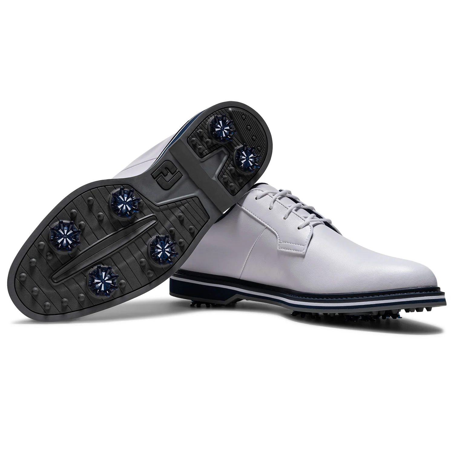 FootJoy Vanguard Golf Shoes White/Navy - Image 4