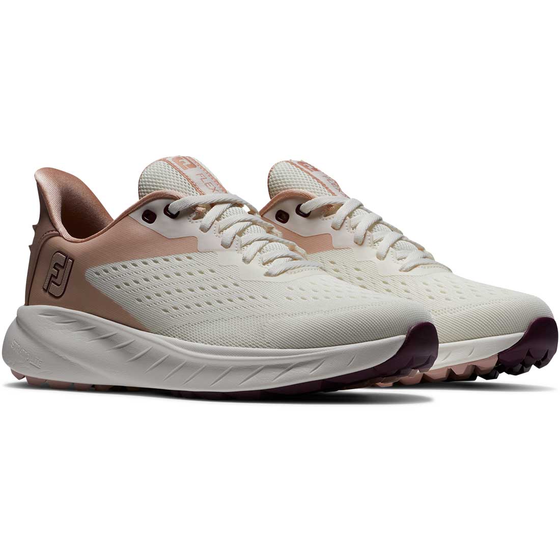 FootJoy Women's Flex XP Golf Shoes Beige - Image 3