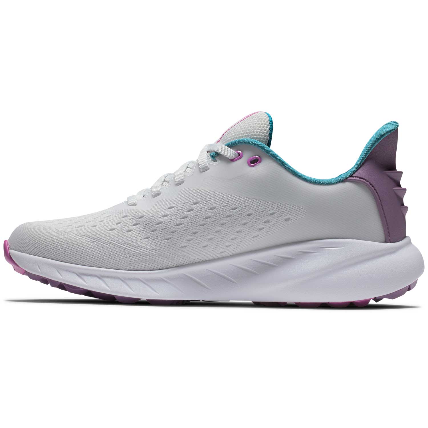 FootJoy Women's FJ Flex XP Golf Shoes Grey/Purple - Image 4