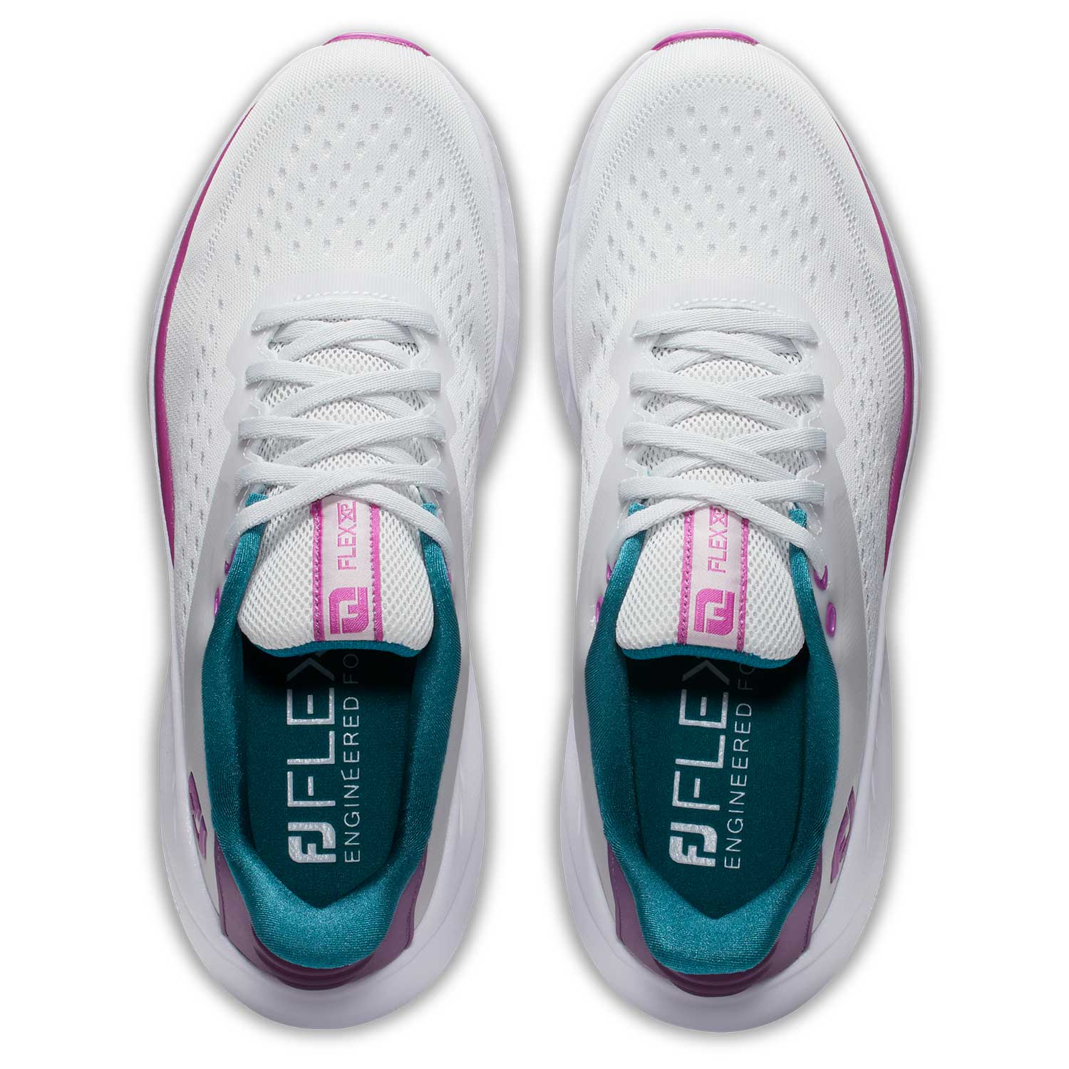 FootJoy Women's FJ Flex XP Golf Shoes Grey/Purple - Image 7