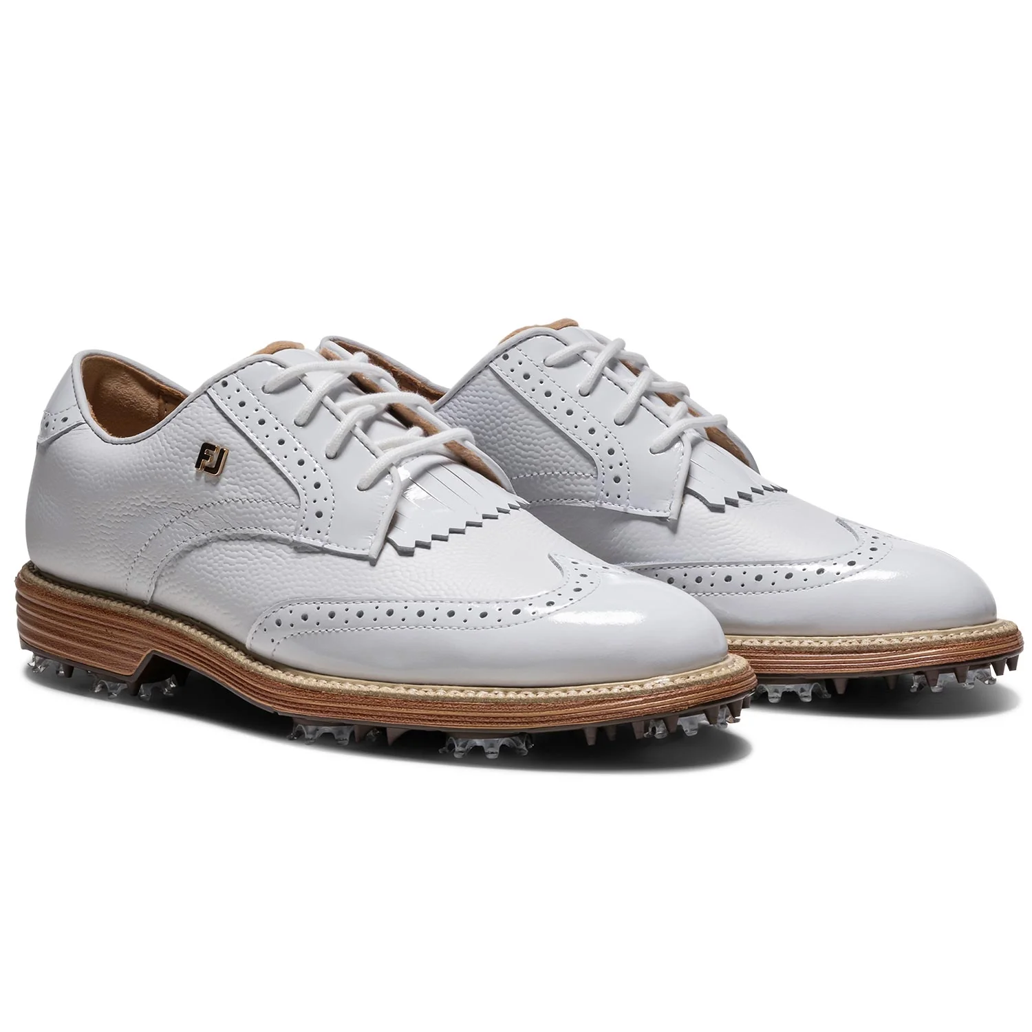 FootJoy Women's Premiere Series Madison Golf Shoes White/Chestnut - Image 6