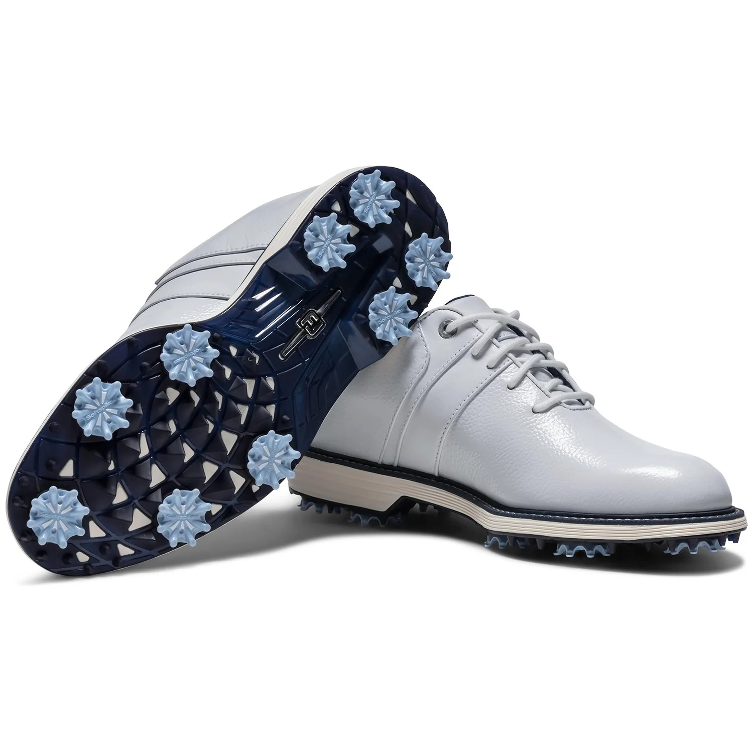 FootJoy Women's Premiere Series Packard Golf Shoes White/Pageant Blue - Image 5