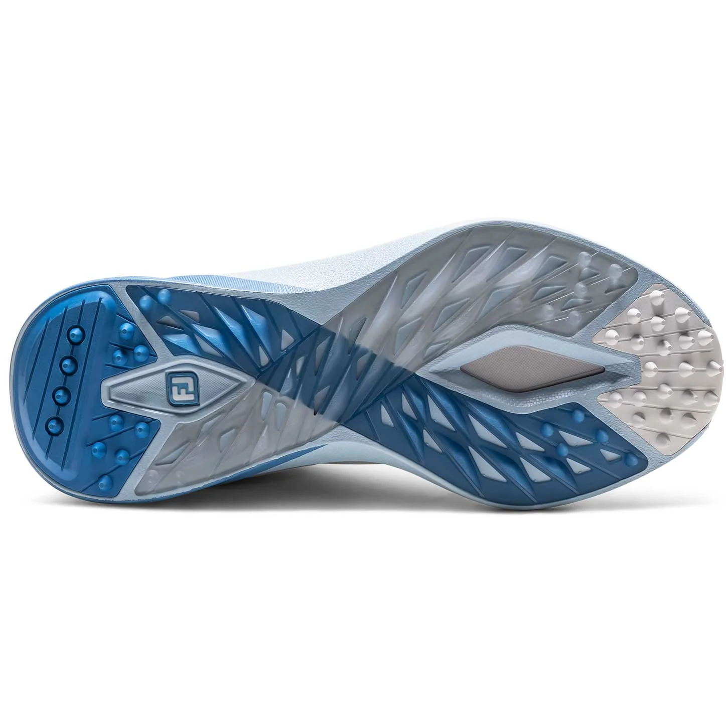FootJoy Women's Pro/SL Golf Shoes Arctic White/Skyway/Blue Jasper - Image 2
