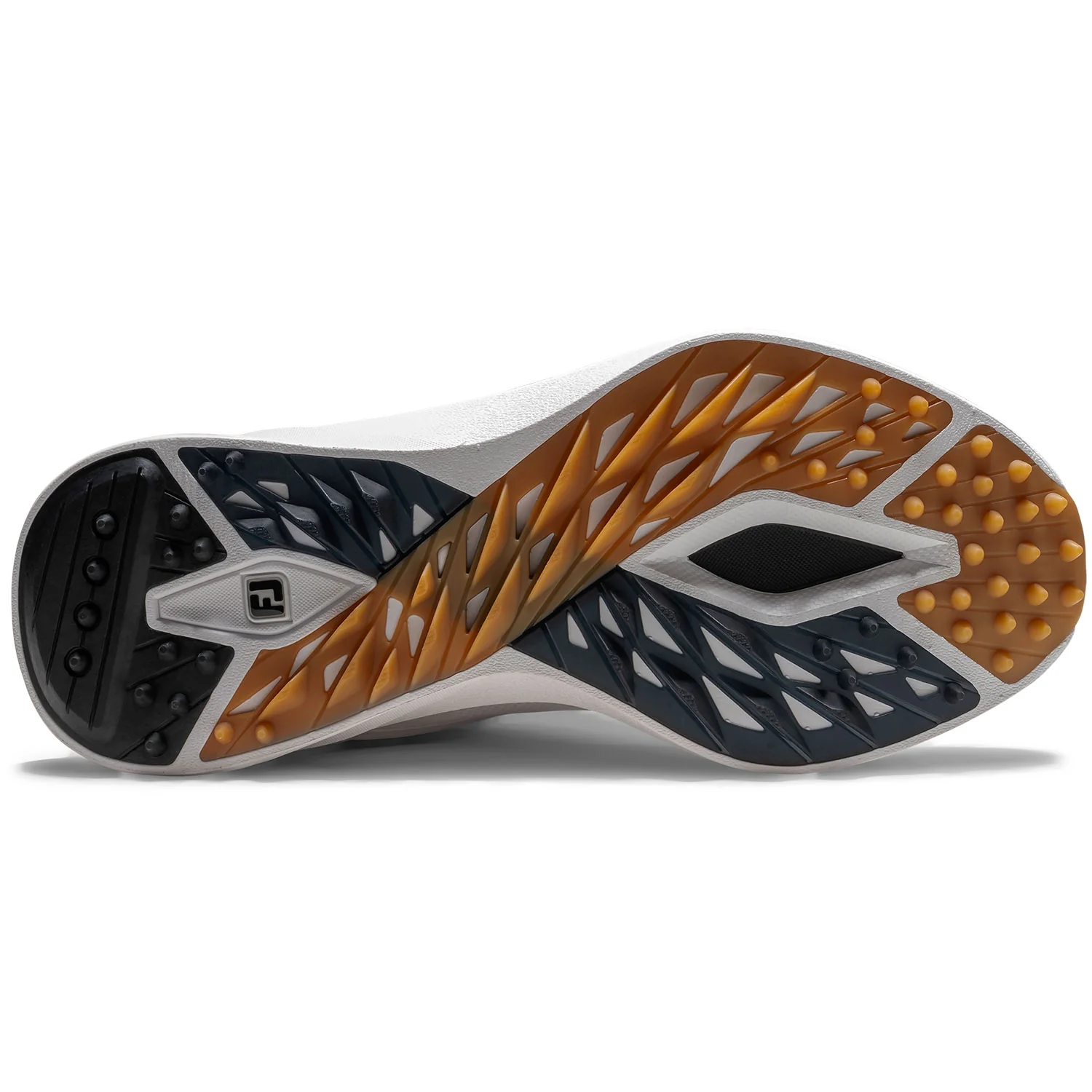 FootJoy Women's Pro/SL Golf Shoes Pristine/Black/Gum - Image 2