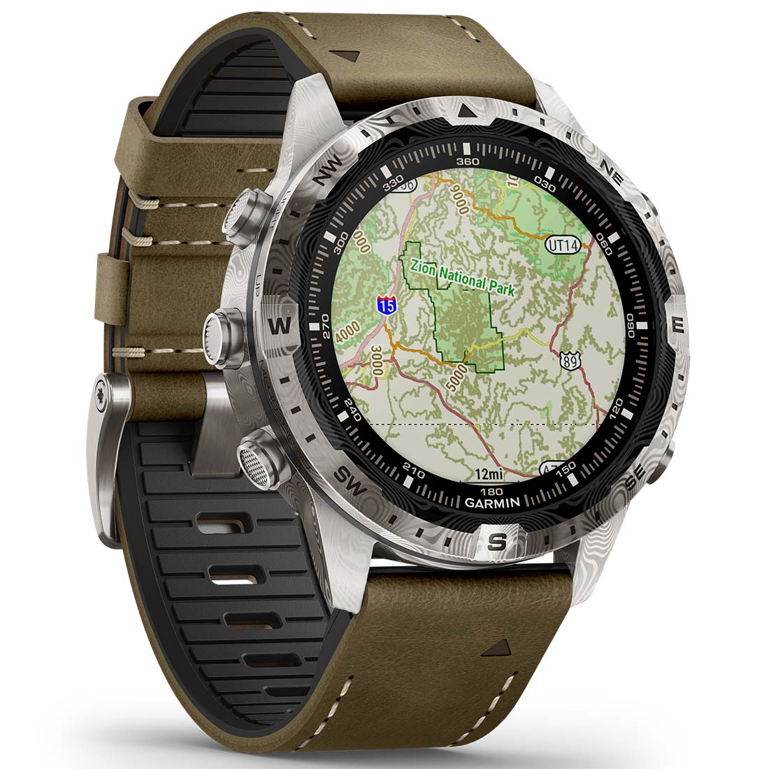 Garmin MARQ Adventurer (Gen 2) Modern Tool Smartwatch Damascus Steel Edition - Image 15