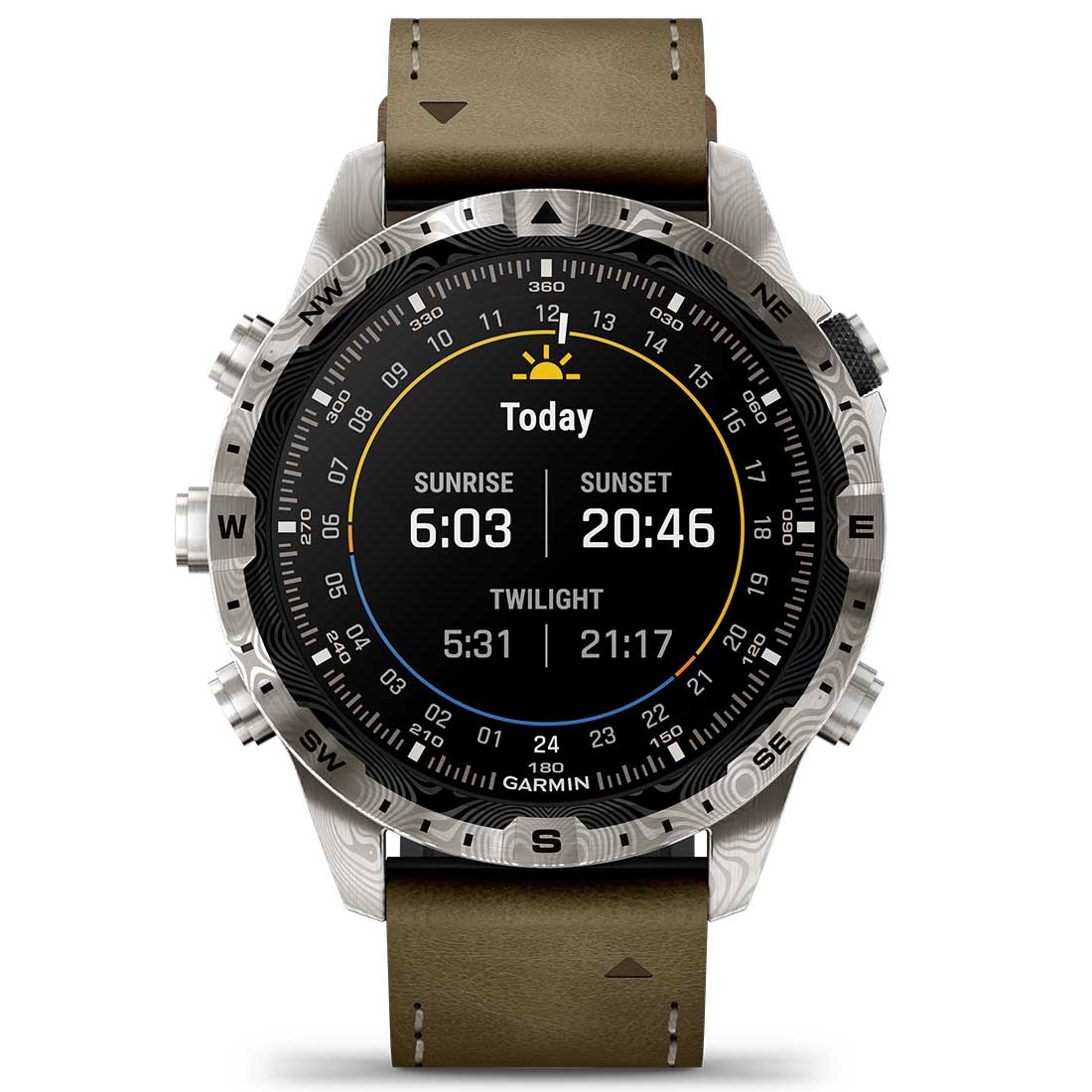 Garmin MARQ Adventurer (Gen 2) Modern Tool Smartwatch Damascus Steel Edition - Image 8