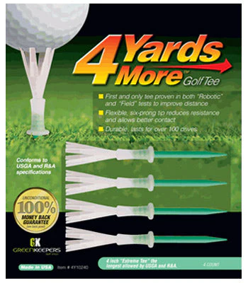 Green Keepers 4 Yards More Golf Tee - Image 8