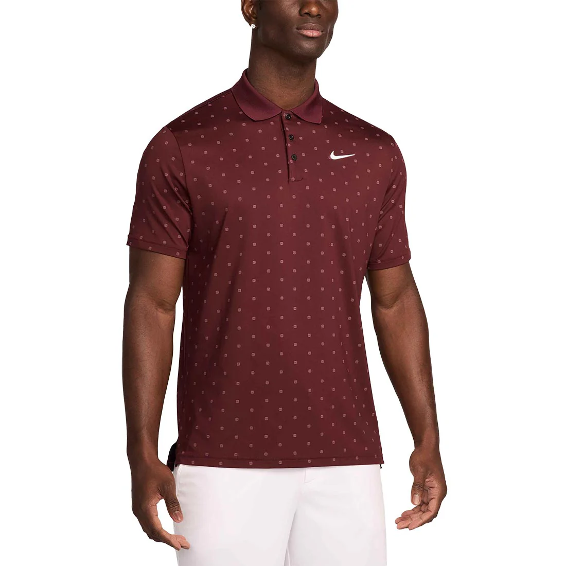 Nike Dri-Fit Tour Dot Print Polo - Image 3