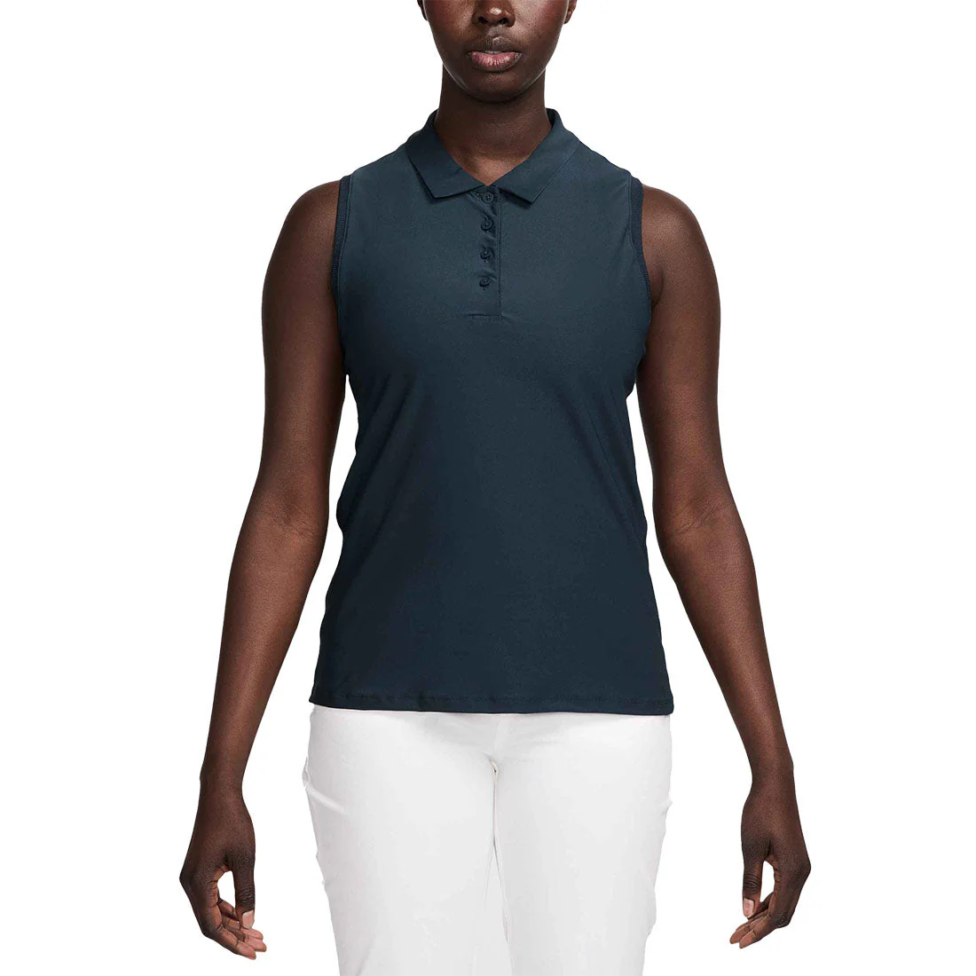 Nike Women's Dri-FIT Victory Sleeveless Golf Polo - Image 3