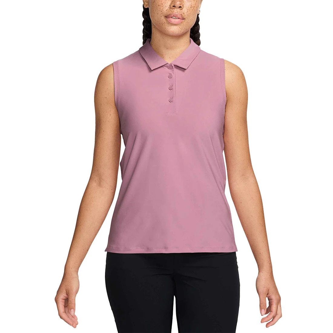 Nike Women's Dri-FIT Victory Sleeveless Golf Polo - Image 4