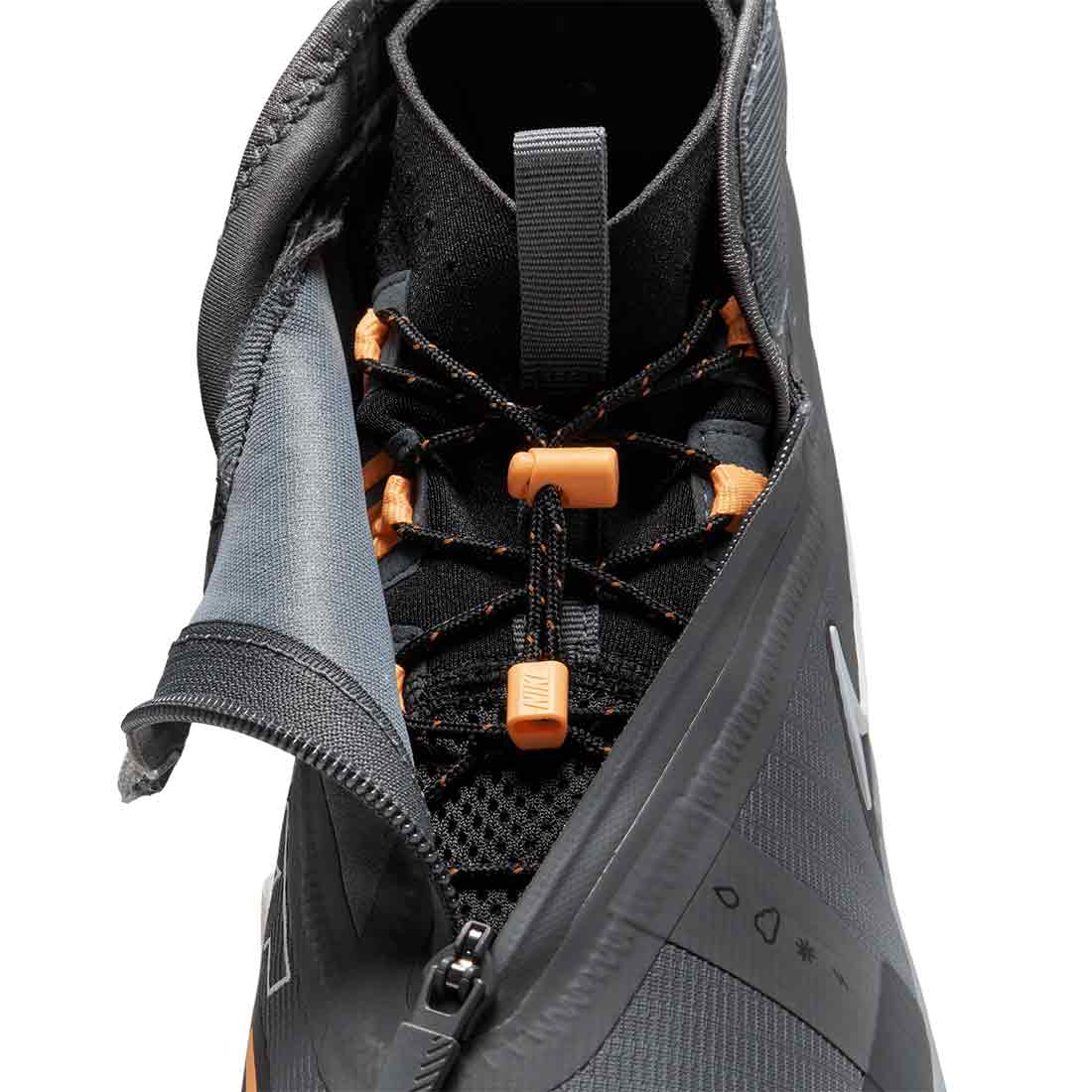Nike Air Zoom Infinity Tour NXT% Shield Golf Shoes Iron Grey/White/Black - Image 4