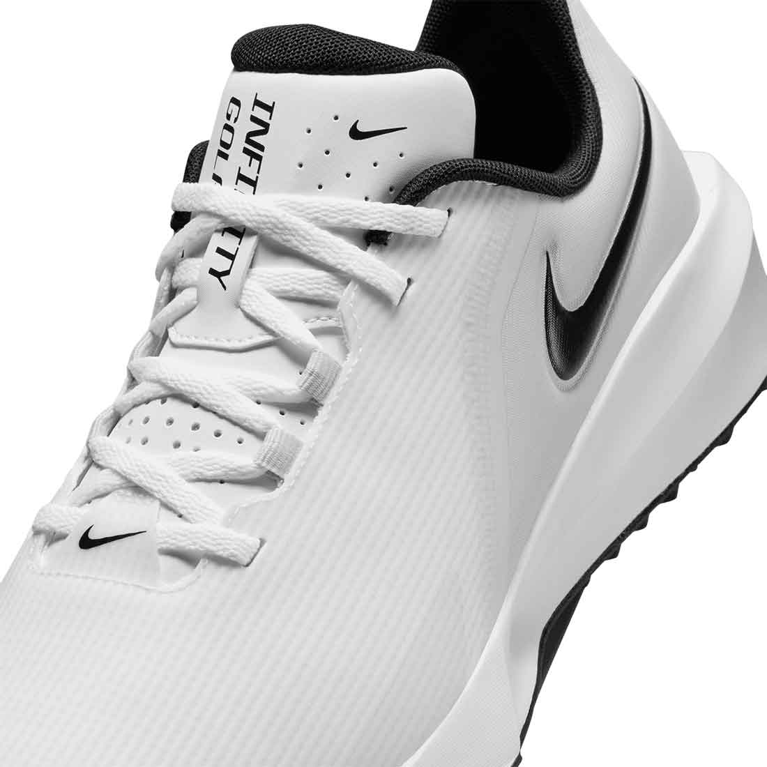 Nike Infinity G NN Golf Shoes White/Black/Pure Platinum - Image 8