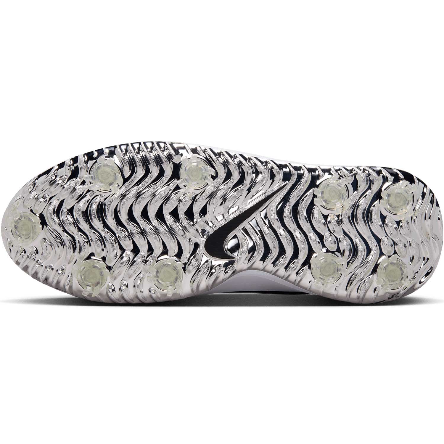 Nike Victory Pro 4 NRG Golf Shoes White/Black/Metallic Silver/Fir - Image 2