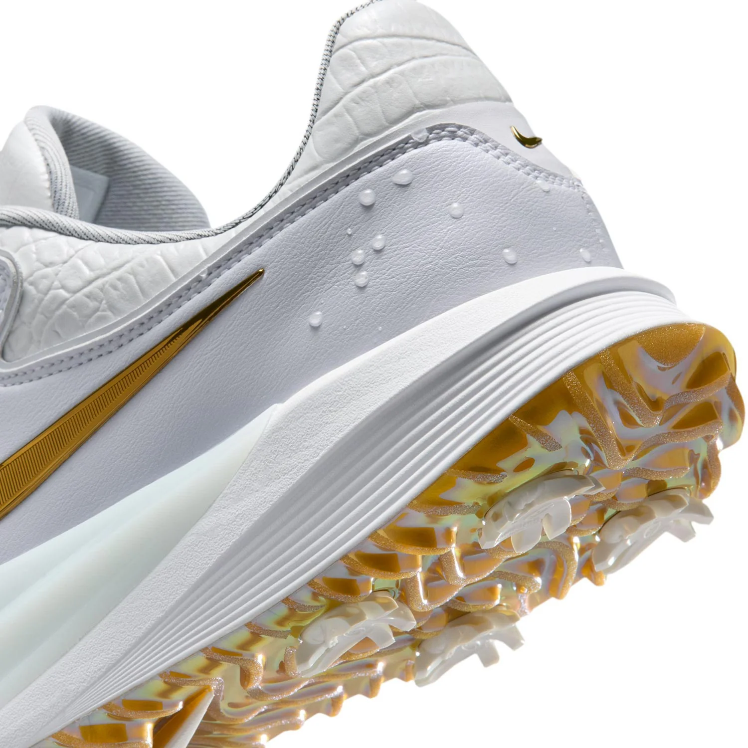 Nike Victory Pro 4 NRG Limited Edition Golf Shoes White/Gold - Image 9