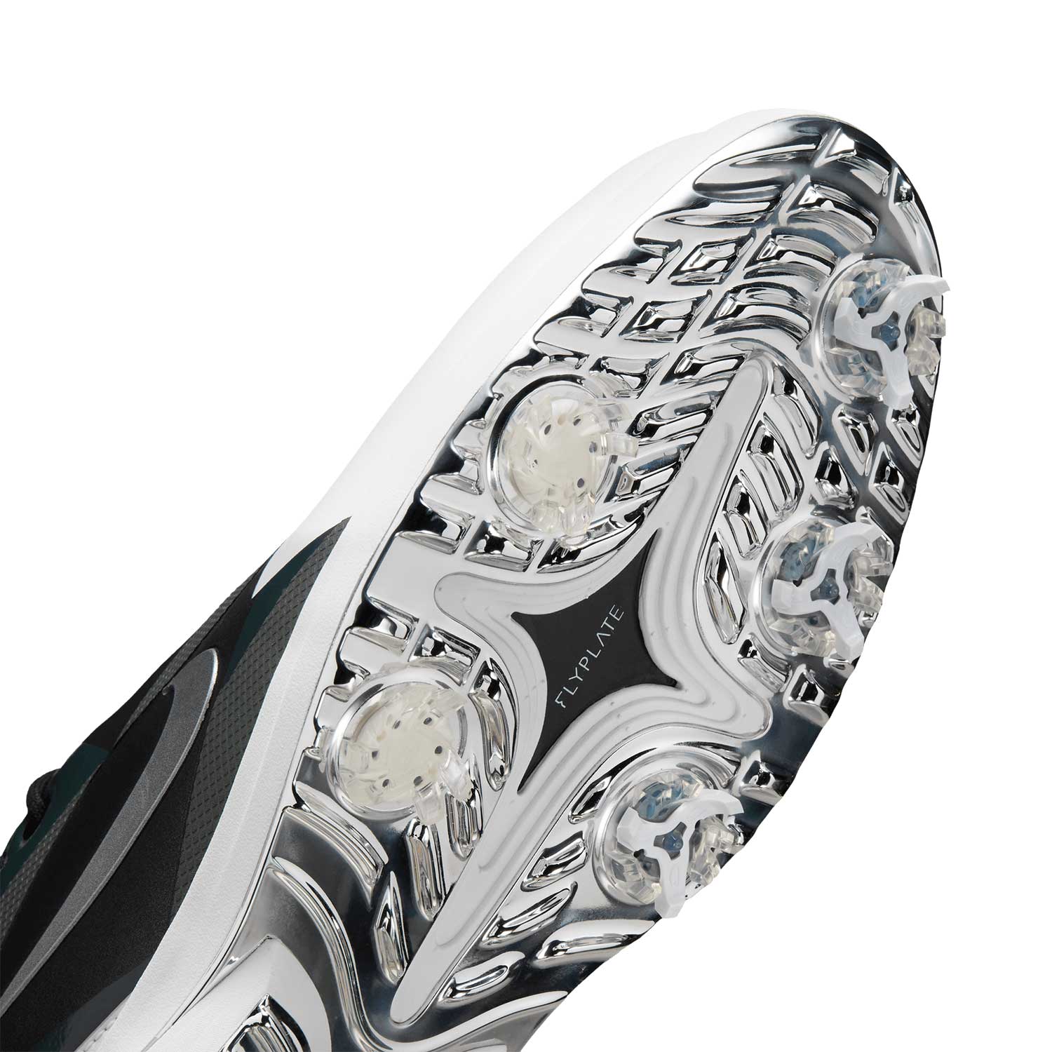 Nike Victory Tour 4 NRG Golf Shoes White/Black/Metallic/Sequoia - Image 9