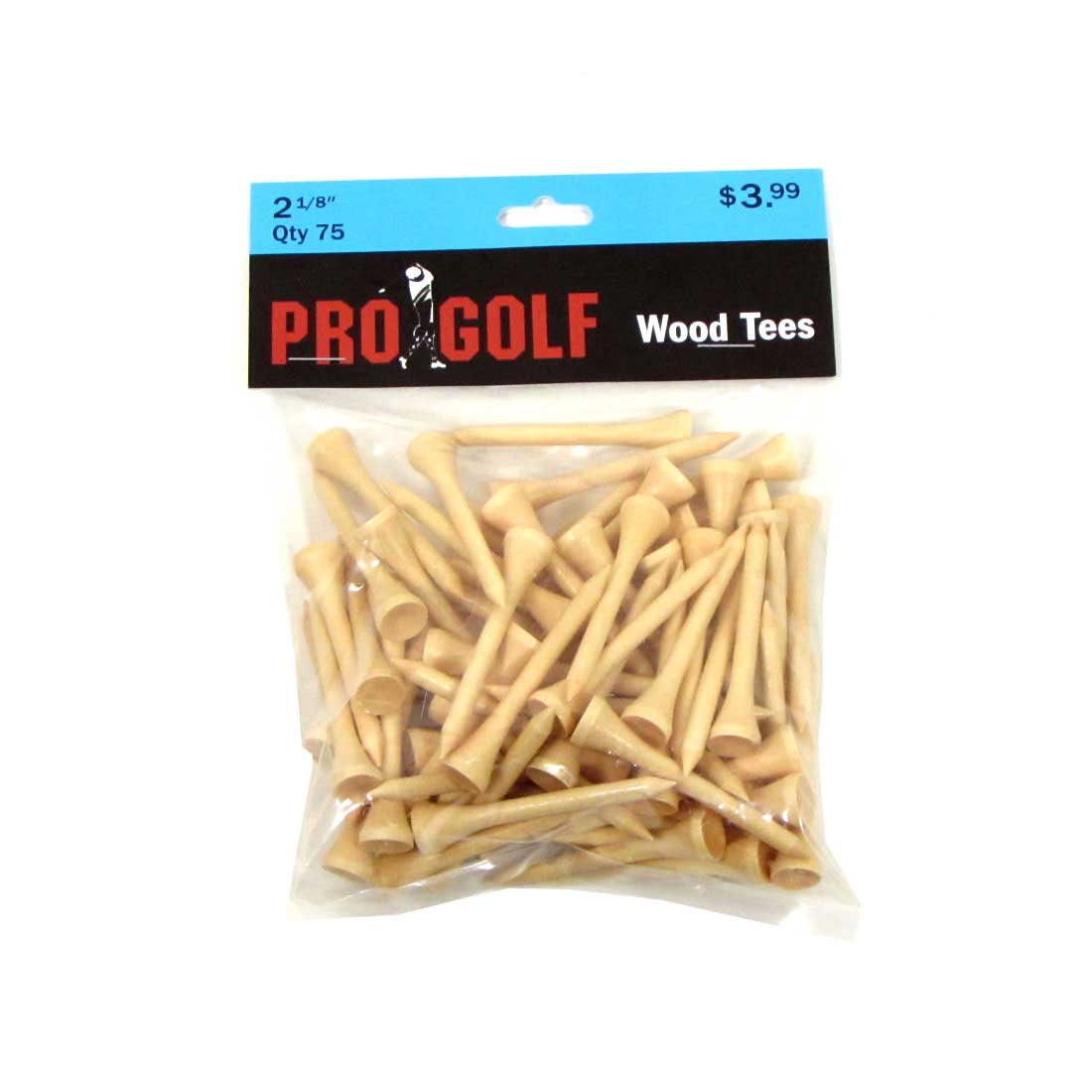 Pro Golf 2 1/8 inch Wood Tees