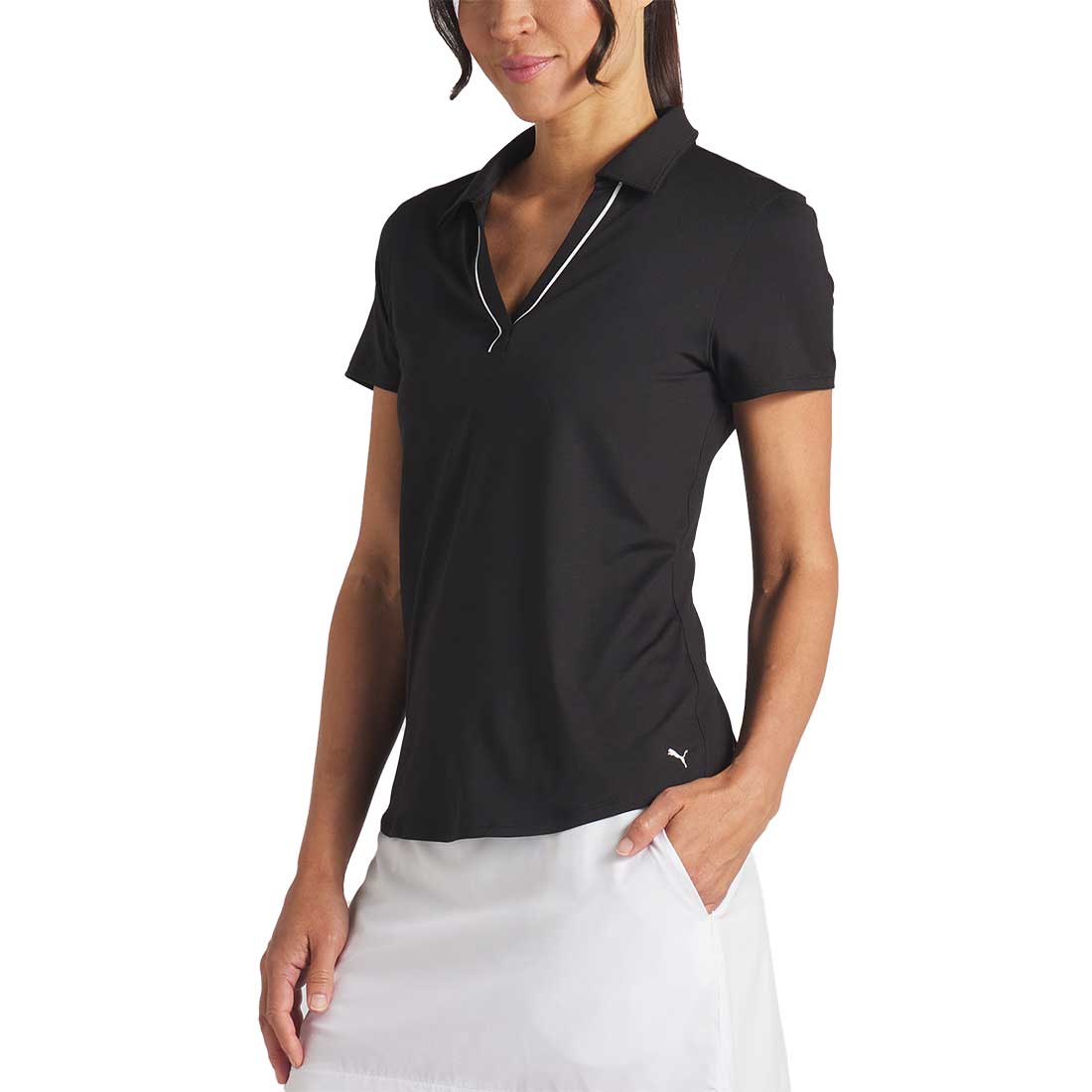 Puma Women's Cloudspun Piped Polo - Image 2