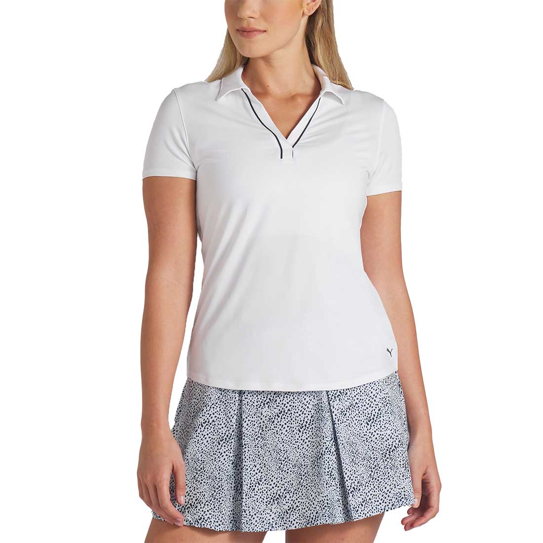 Puma Women's Cloudspun Piped Polo - Image 5