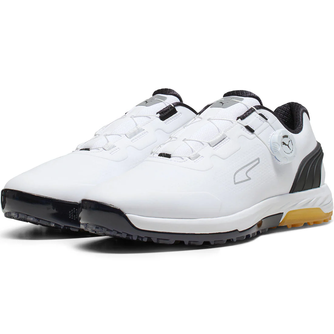 Puma AlphaCat Nitro Disc Golf Shoes White/Black - Image 4