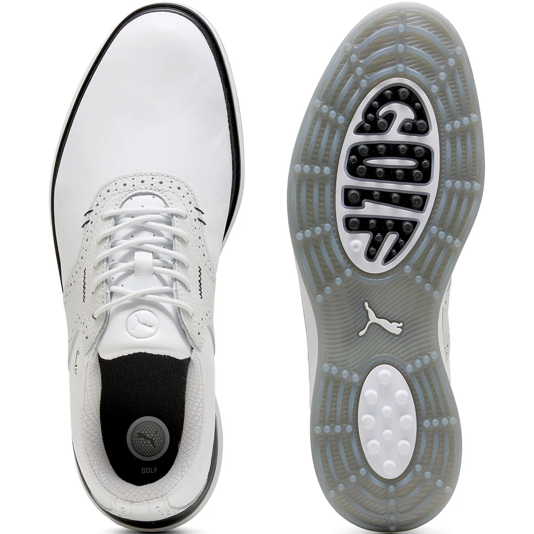 Puma Avant Golf Shoes White/Ash Grey/Black - Image 6