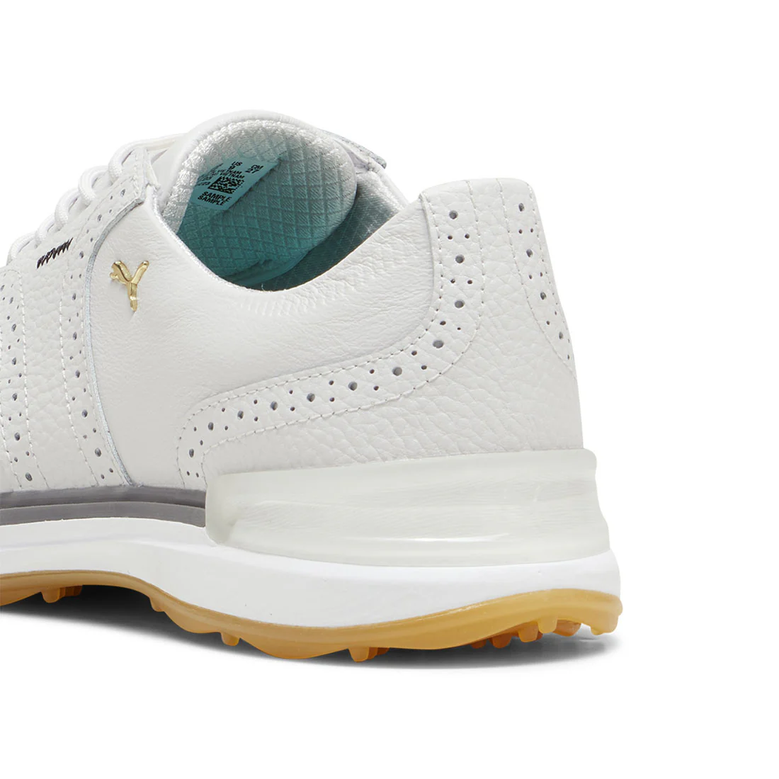 Puma Avant Wingtip Golf Shoes Feather Grey/Slate Grey - Image 2