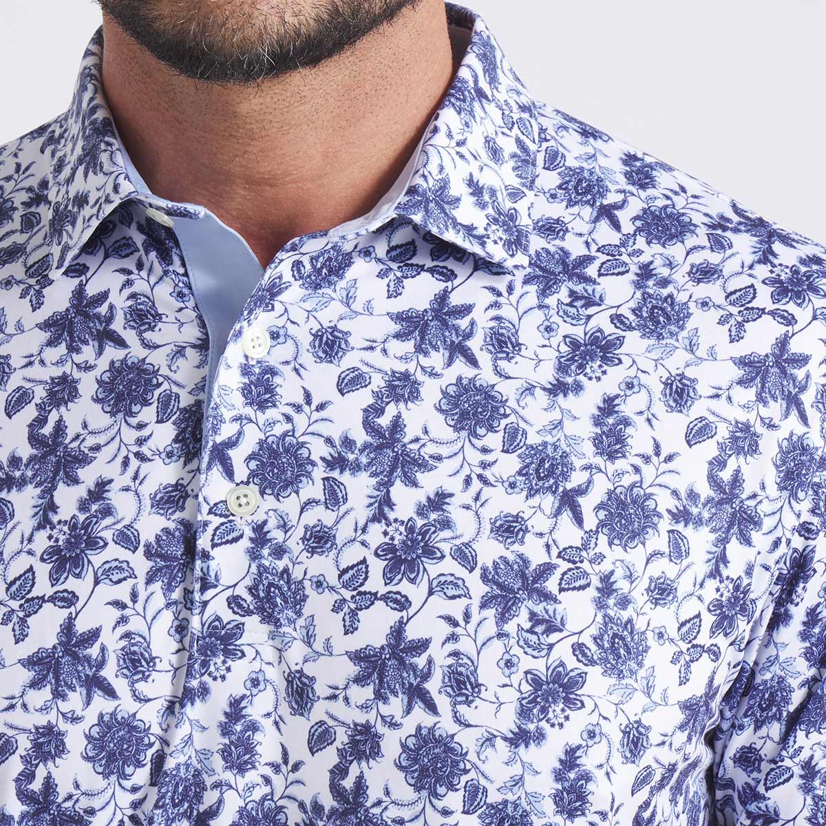 Puma Cloudspun Carmela Floral Golf Polo - Image 2