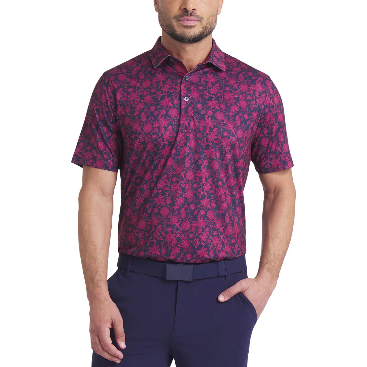 Puma Cloudspun Carmela Floral Golf Polo - Image 3