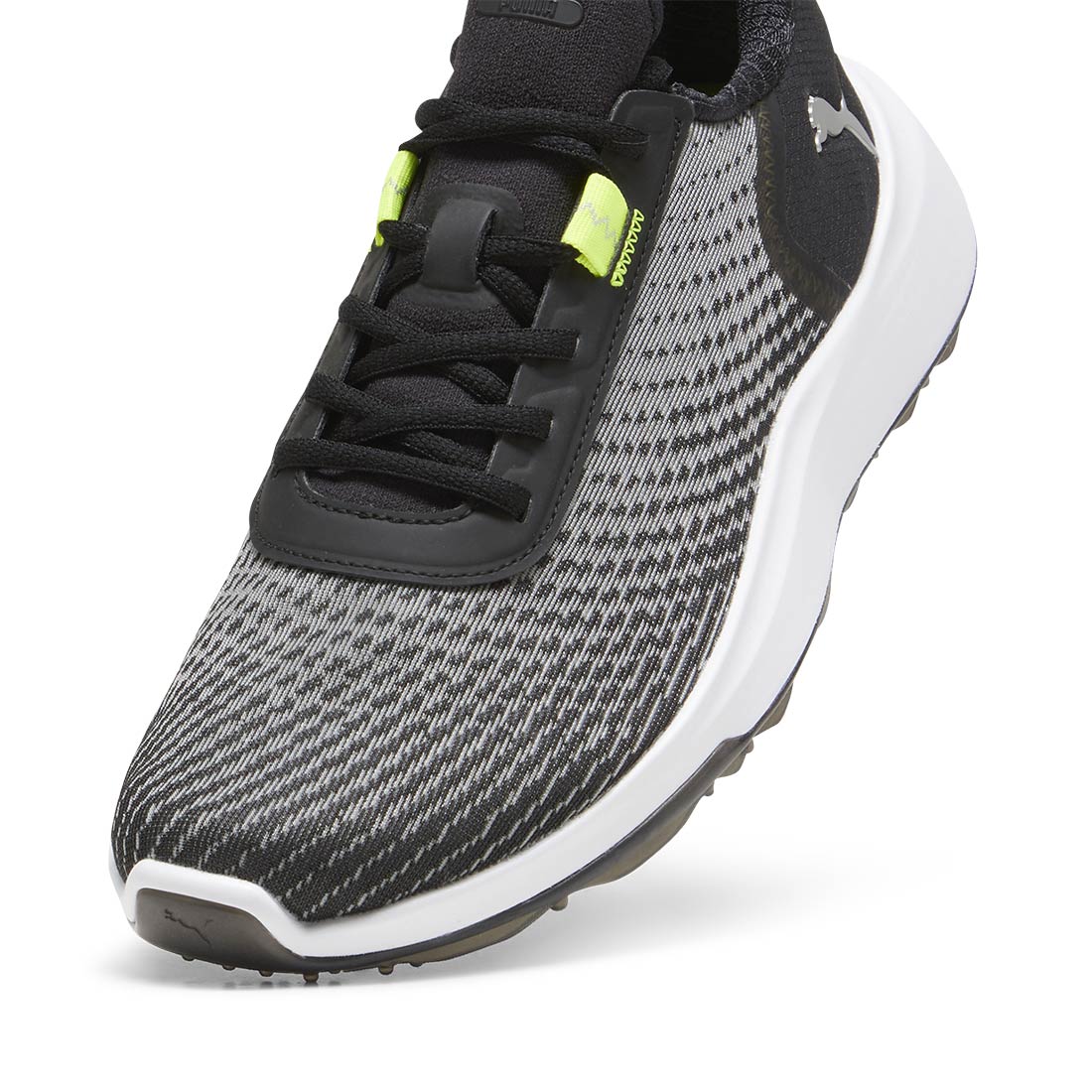 Puma Fusion Crush Sport Golf Shoes Black/Electric Lime - Image 3