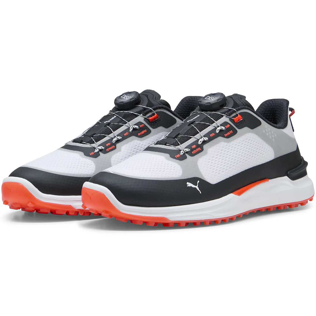 Puma Ignite Elevate 2 Disc Golf Shoes White/Black - Image 5