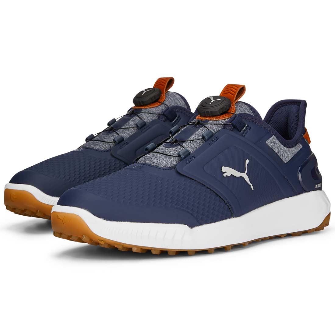 Puma Ignite Elevate Disc Golf Shoes Navy/Silver - Image 4
