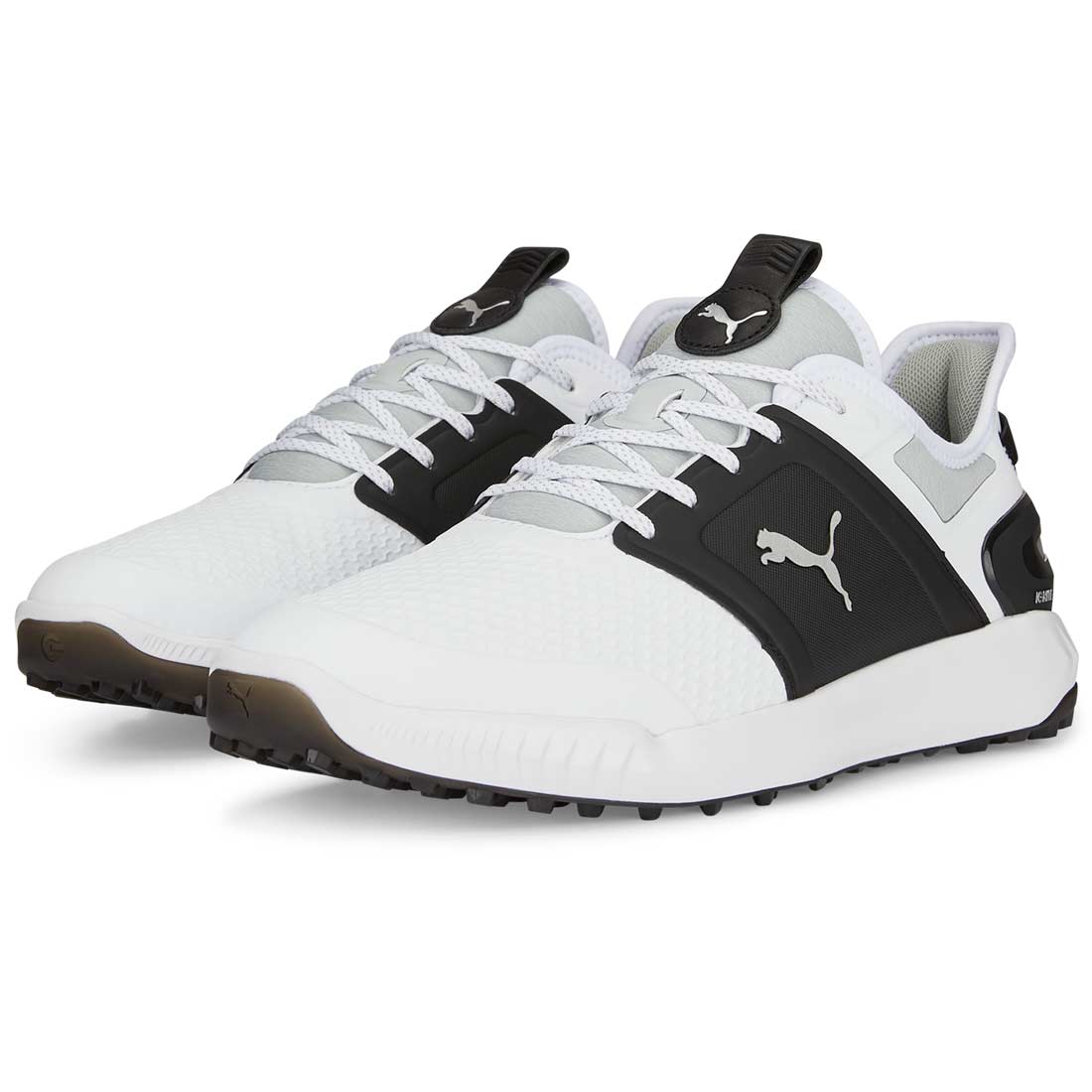 Puma Ignite Elevate Golf Shoes White/Black/Silver - Image 4