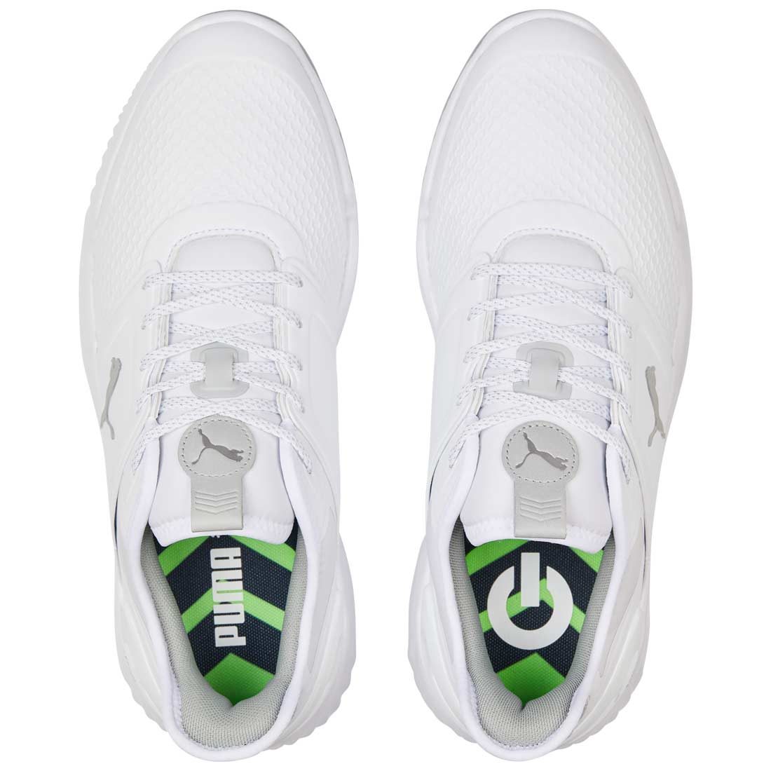 Puma Ignite Elevate Golf Shoes White/Silver - Image 6