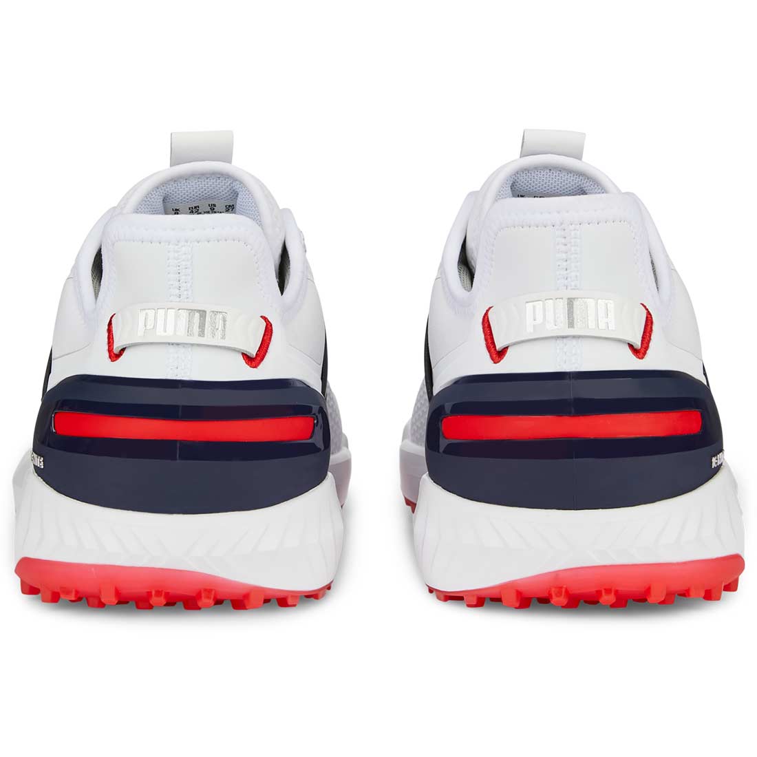 Puma Ignite Elevate Golf Shoes White/Silver/Navy - Image 3