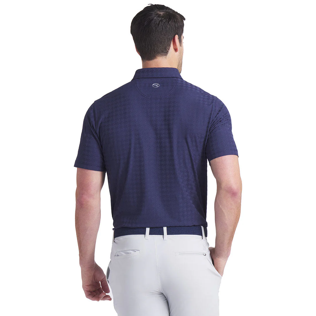 Puma MATTR Houndstooth Golf Polo - Image 4