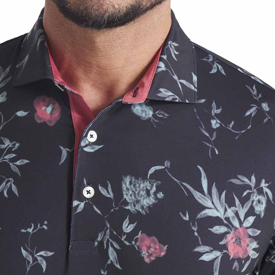 Puma MATTR Water Floral Golf Polo - Image 2