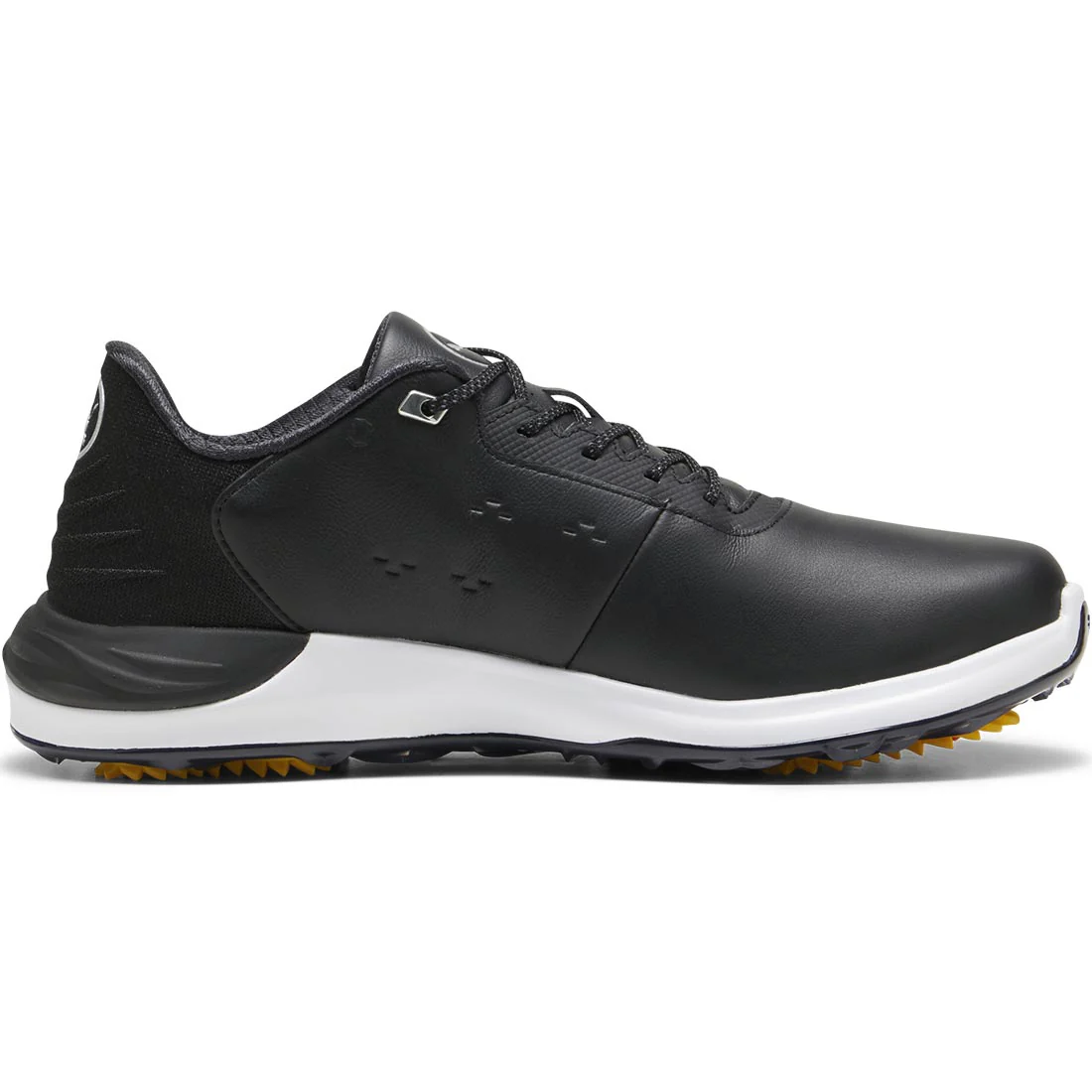 Puma PhantomCat Nitro Golf Shoes Black/Silver/Yellow Sizzle - Image 4